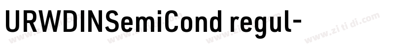 URWDINSemiCond regul字体转换